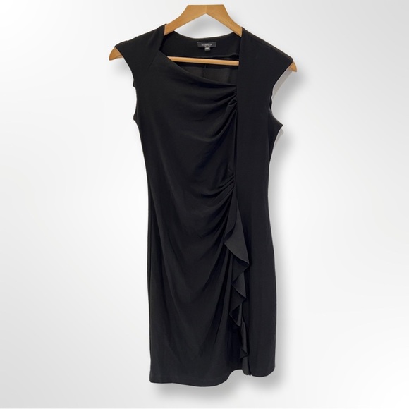 Komarov Black Stretchy Bodycon Sleeveless Dress PP ($398) - Picture 1 of 6